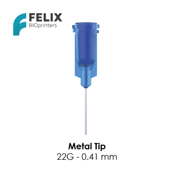Needle 22G, 0.41mm, 1/2 inch, Luer Lock, blue