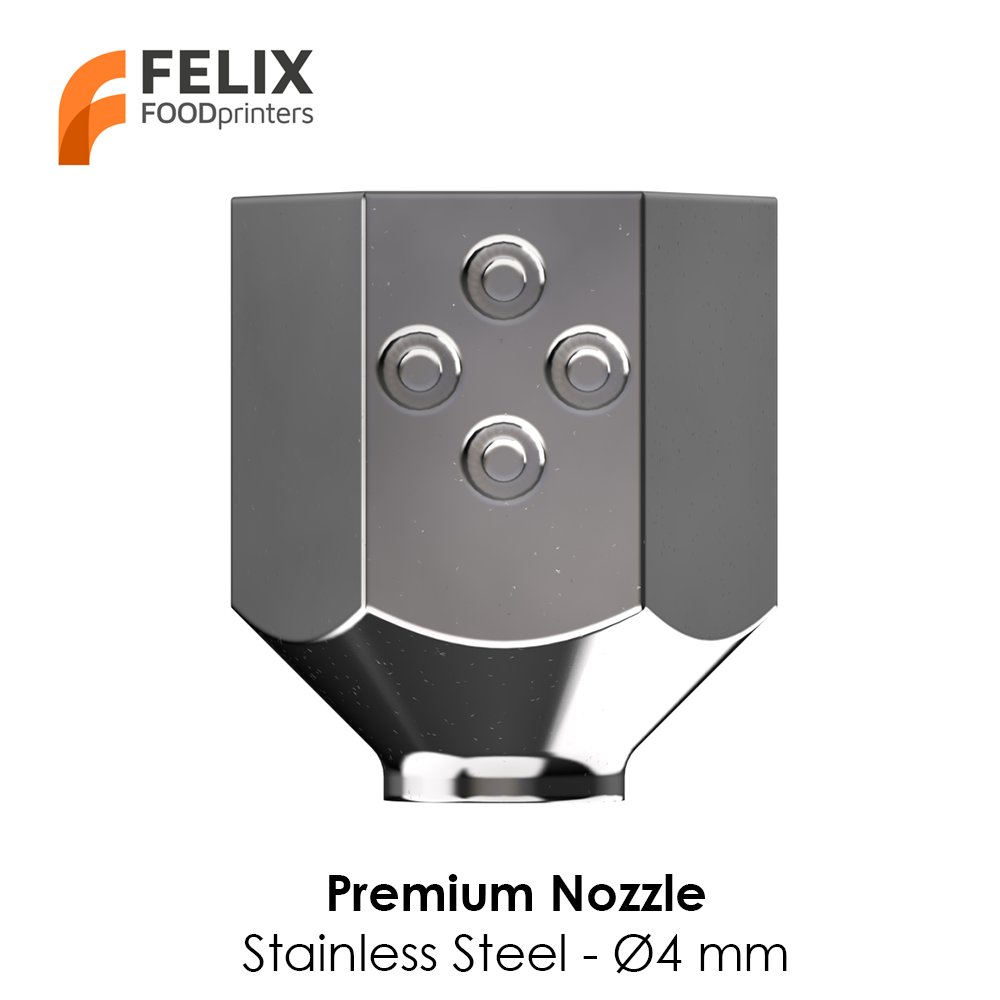 Stainless Steel Nozzle - Ø4mm - Premium Printers