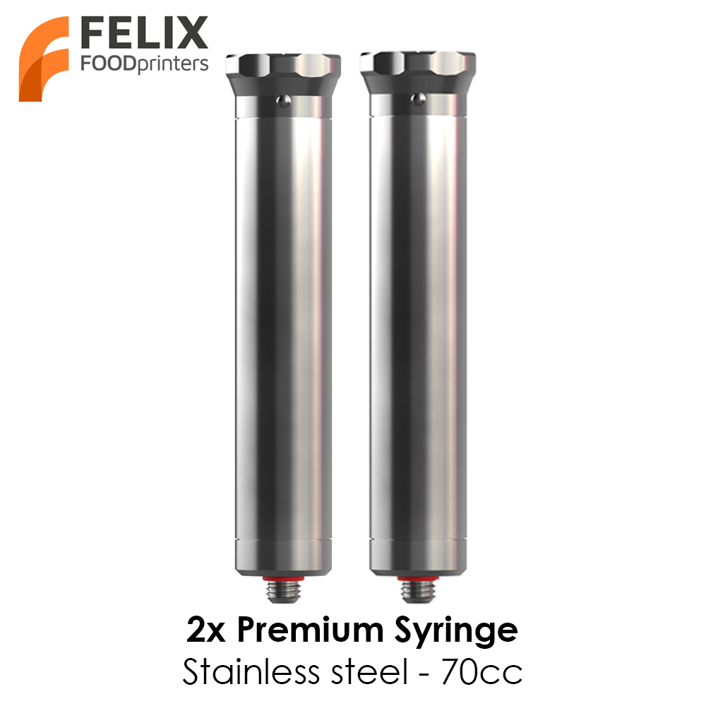 Premium Stainless Steel Syringe (2x)